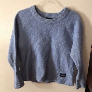 Abercrombie & Fitch Baby Blue Crewneck Sweater